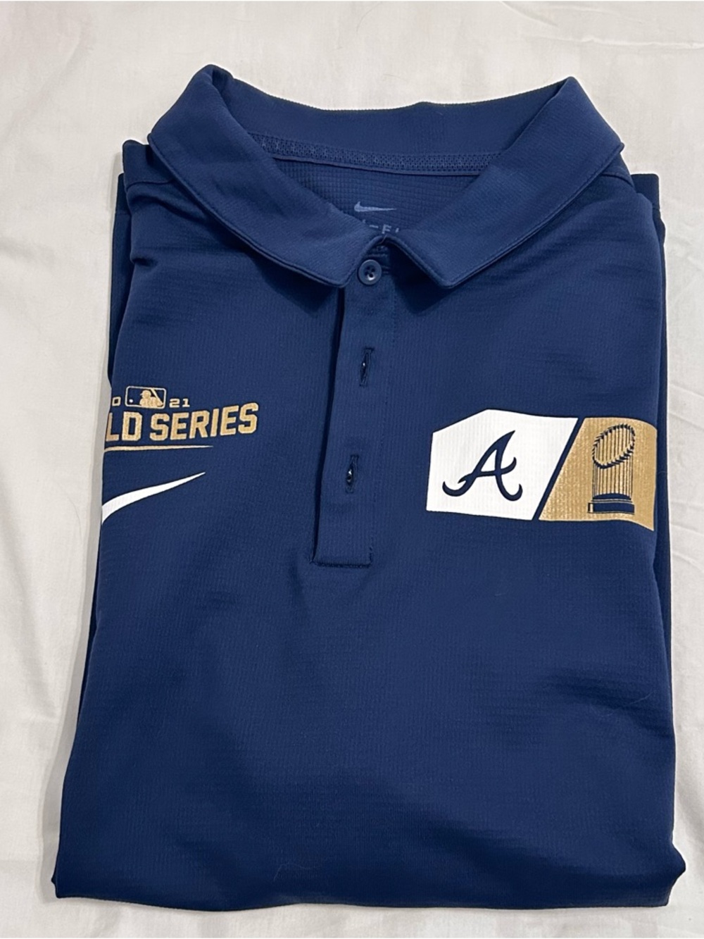 Nike Atlanta Braves 2021 World Series Polo XL